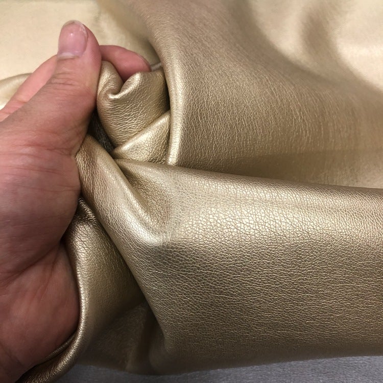 Stretching Pu Leather Thick Sheep Pattern 266 Super Soft Soft Quality Embroidered Soft Leather Bag Belt Garment Fabric - Image 5
